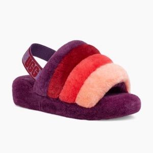 New UGG Fluff Yeah Ombré Slipper Slides